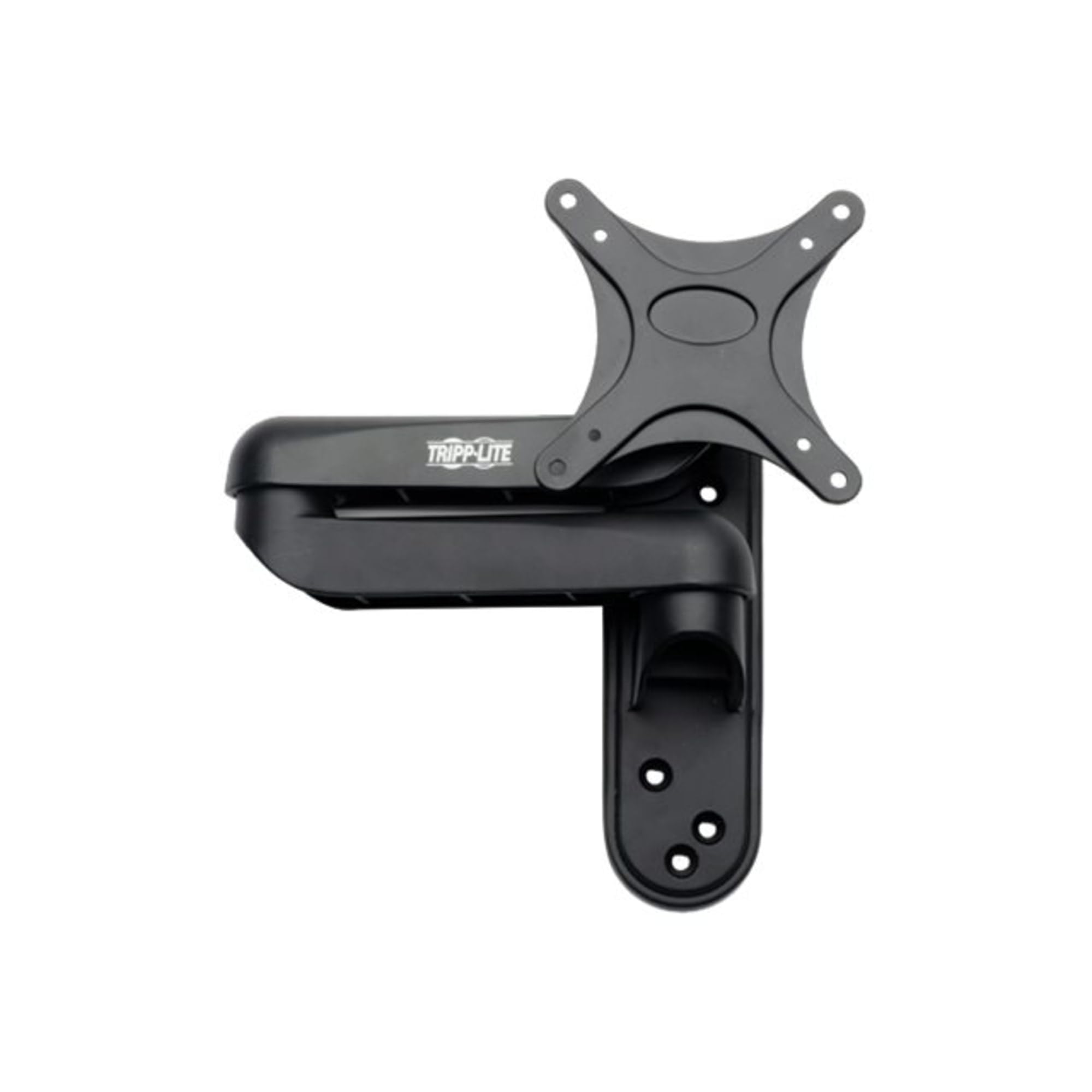 Tripp Lite Swivel/Tilt Wall Mount with Arm for 13 to 27 TVs, Monitors, Flat Screens, LED, Plasma or LCD Displays (DWM1327SE) Bla