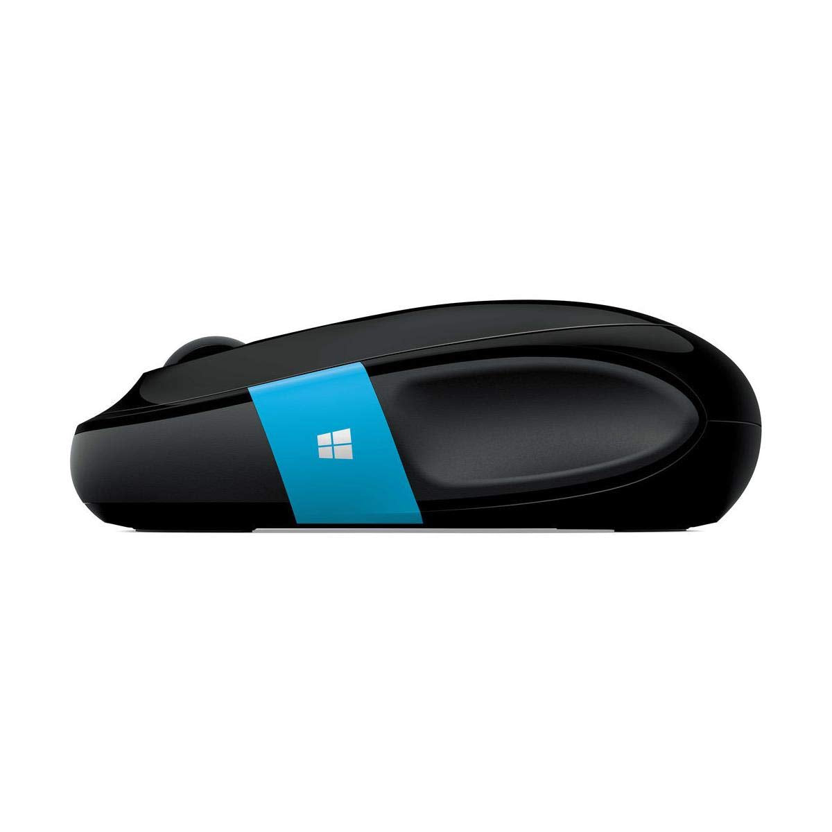 Microsoft Sculpt Comfort Mouse - Black. Comfortable Design, Customizable Windows Touch Tab, 4-Way Scrolling,Bluetooth Mouse For