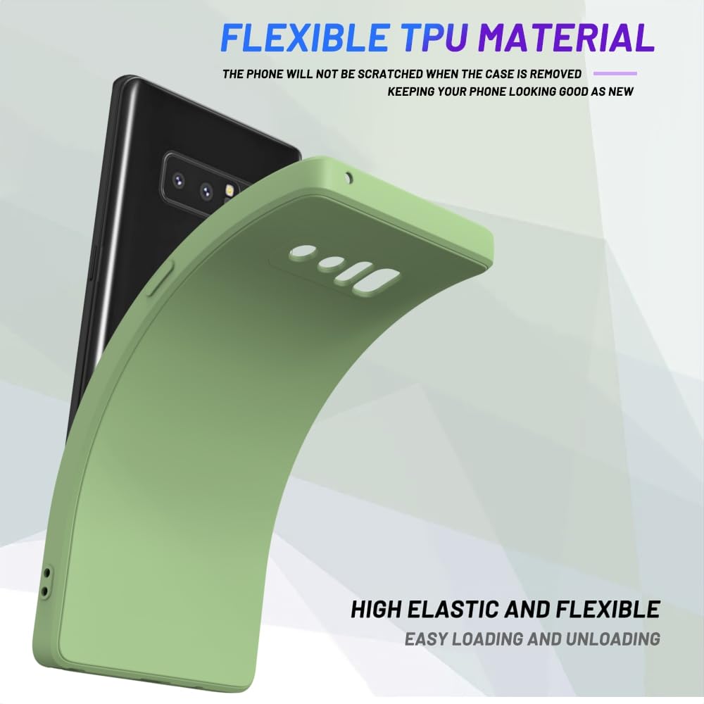 Wogroo For Samsung Galaxy Note 8 Case Green, Scratch Resistant With Soft Touch, Slim Thin Phone Cover For Samsung Galaxy Note 8