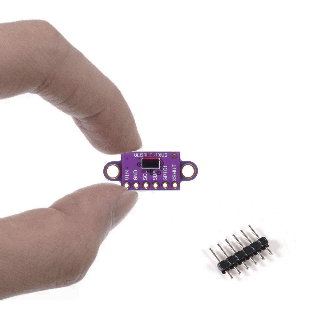 Alamscn Vl53L0X Time Of Flight (Tof) Laser Ranging Sensor Breakout Vl53L0Xv2 Laser Flight Distance Measurement Module I2C Iic Fo