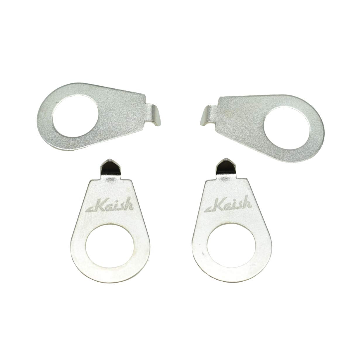 Kaish 4Pcs Chrome Lp Guitar Knobs Pointer Plate Knob Indicator For Epiphone Les Paul