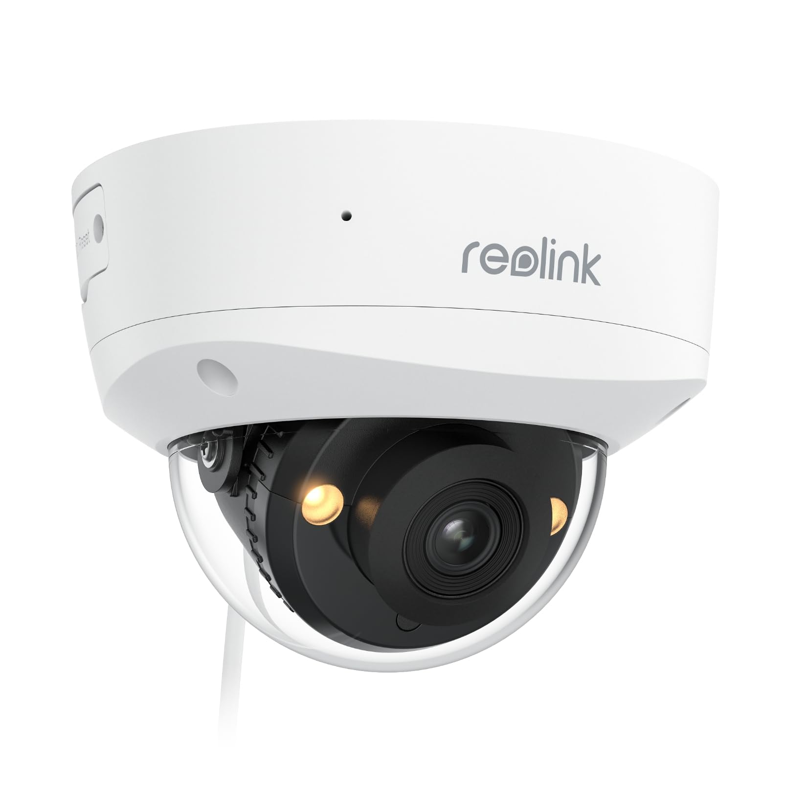 Reolink 4K/8Mp Poe Ip Security Camera, Turret Surveillance, Color Night Vision With 3000K Spotlights, Ik10 Vandal Proof, Human/Vehicle/Pet Detection, Up To 256Gb Microsd Card, Rlc 840A, No Pt Support