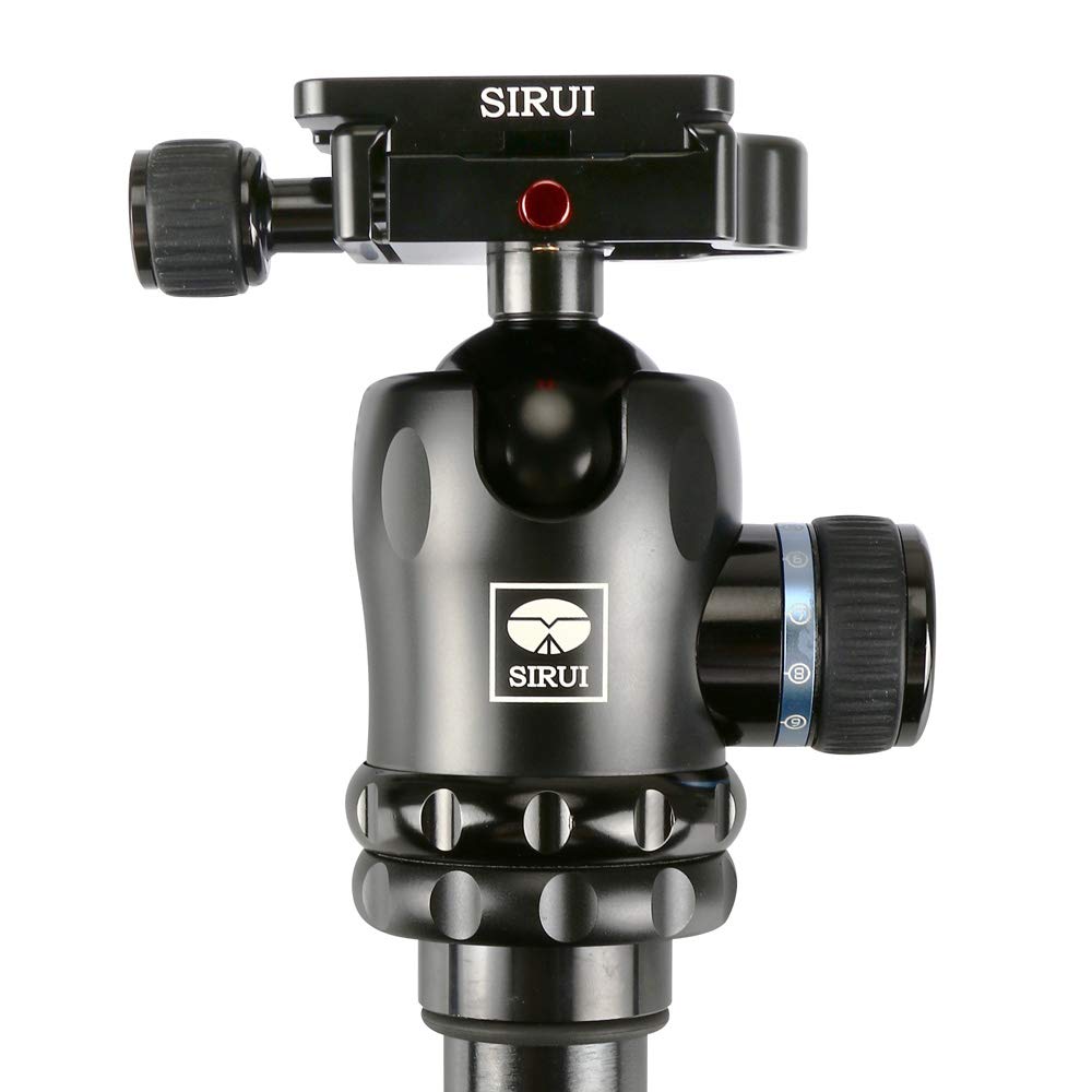 Sirui Am 02 Aluminum Ball Head, Professional Tripod Head With Panorama Base,Ty 50X Arca Quick Release Plate, Max Loading 55Lbs/25Kg (K 20X)