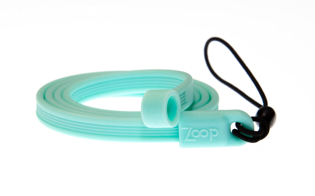 Zooploop Blue Silicone Scratchproof 20.75In Tether For Digital Electronic Styluses (Diameter Range: 0.27 0.37In)   Secure Stylus