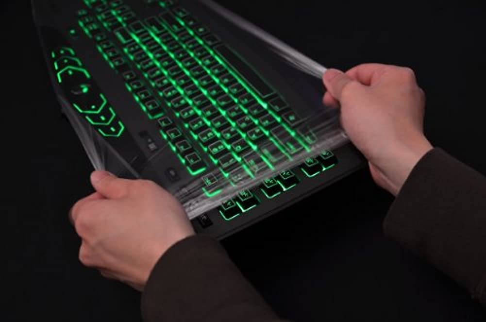 Green Onions Supply[3 Pack Universal Fully Covered Flat Style 0.025Mm Wipeable Superb Tactile Feeling Waterproof Anti Dust Keybo