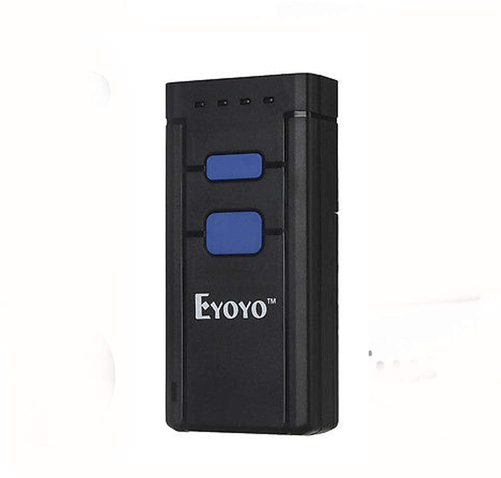 Eyoyo Portable Bluetooth Barcode Scanner Wireless, 2877 Ccd Mini Handheld Cmos Upc Usb Barcode Reader Compatible For Pos, Ipad,