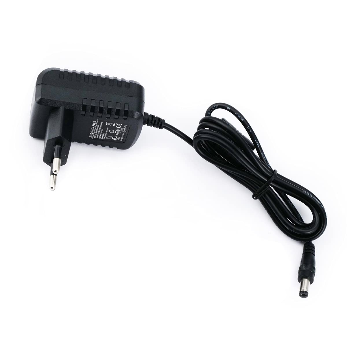 Musiclily Pro Eu Standard Guitar Pedal Power Supply Adapter 9V Dc With 5 Way Daisy Chain Cable & Reverse Polarity Cord For Effec