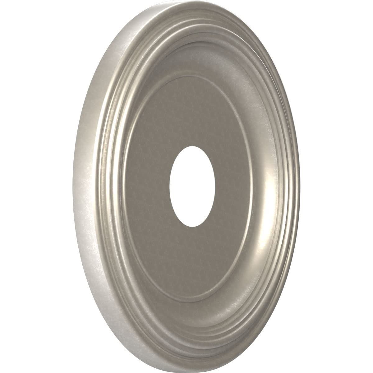 Ekena Millwork 16''Od X 3 1/2''Id X 1 3/8''P Traditional Thermoformed Pvc Ceiling Medallion (Fits Canopies Up To 9 1/2''), Brigh