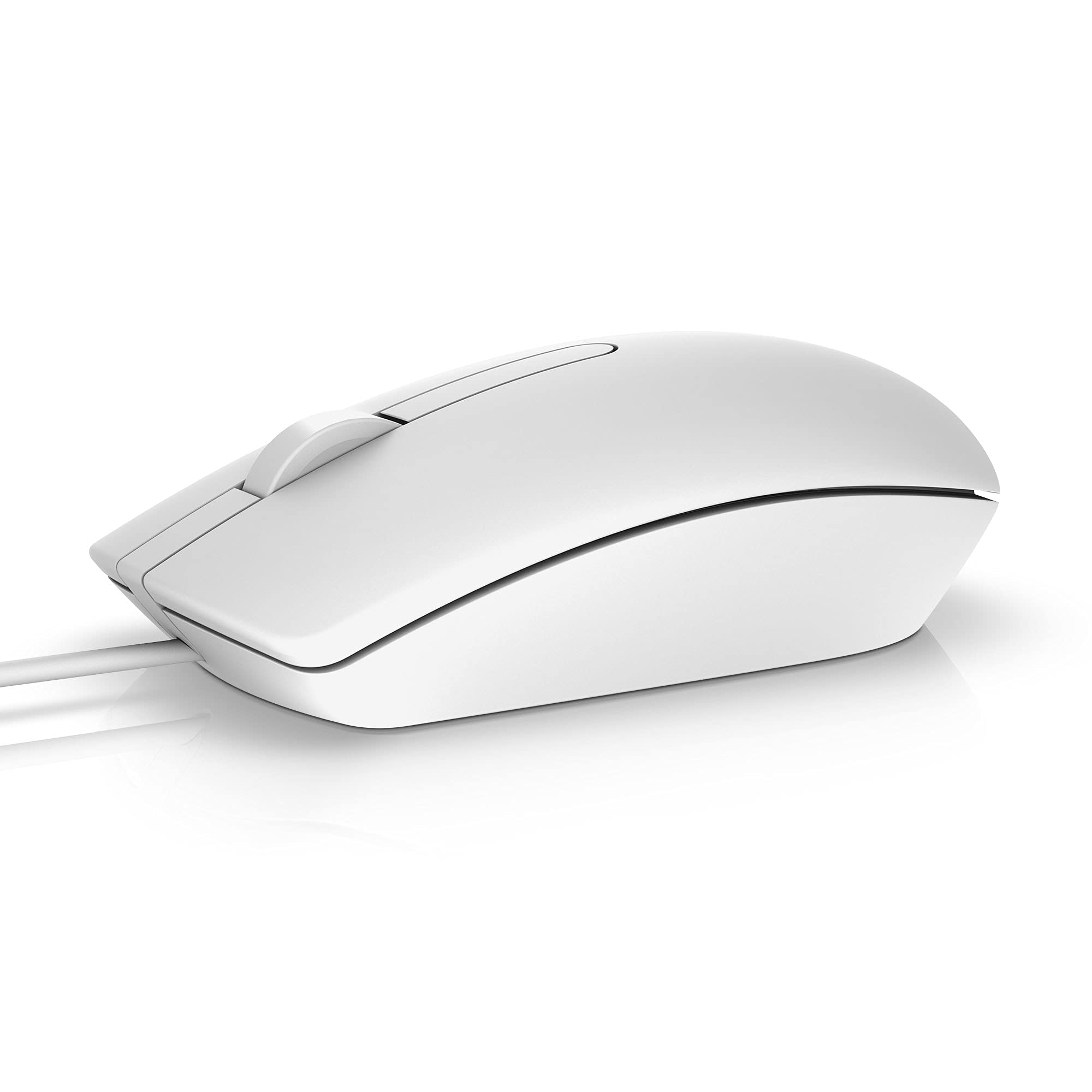 Dell MS116   Mouse   Optical   Wired   USB   White   for Latitude 3310 2 in 1, 5310, Optiplex 5250, 90XX, Precision 3431, Vostro 34XX