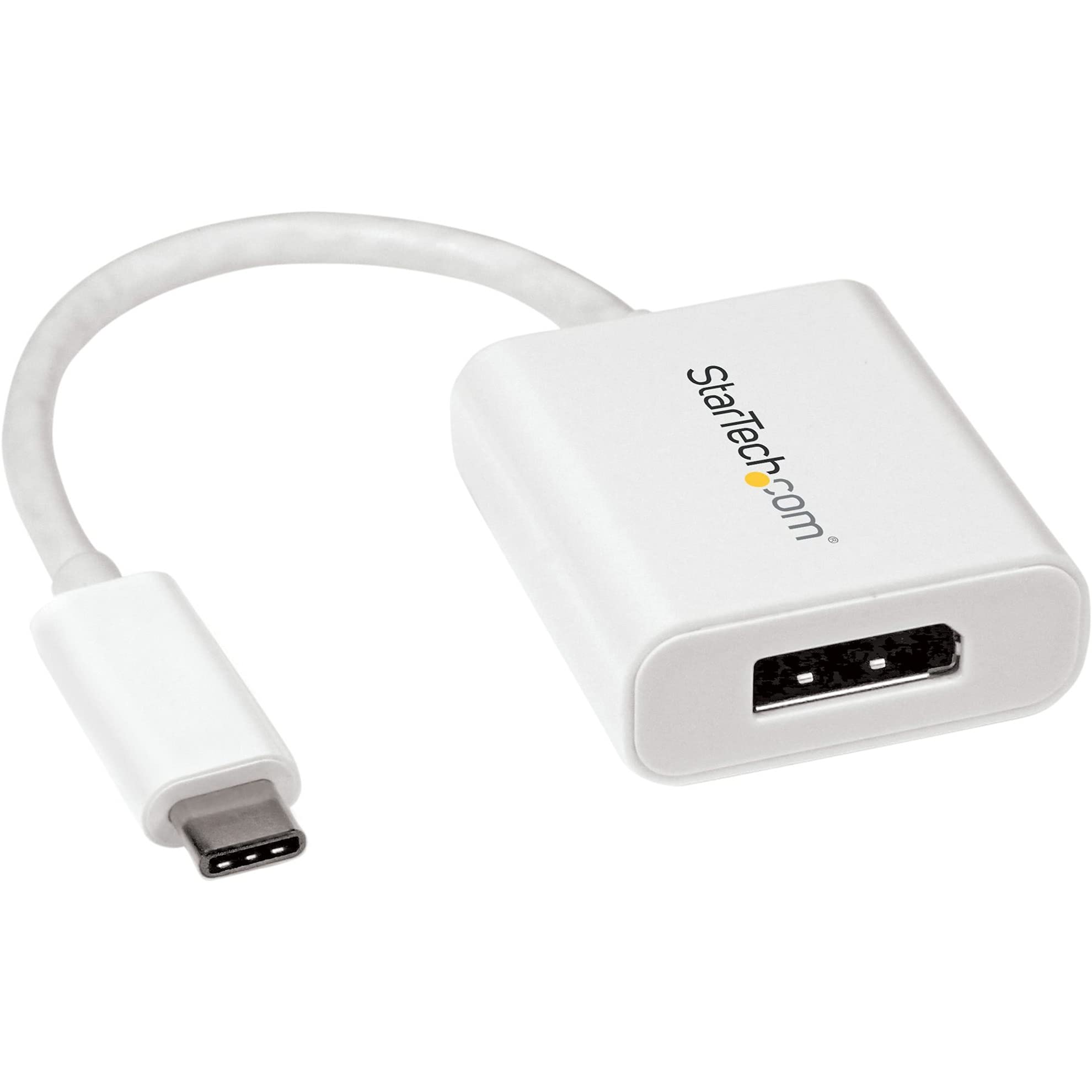 StarTech.com USB C to DisplayPort Adapter - 4K 60Hz/8K 30Hz - USB Type-C to DP 1.4 HBR2 Adapter Dongle - Compact USB-C (DP Alt M