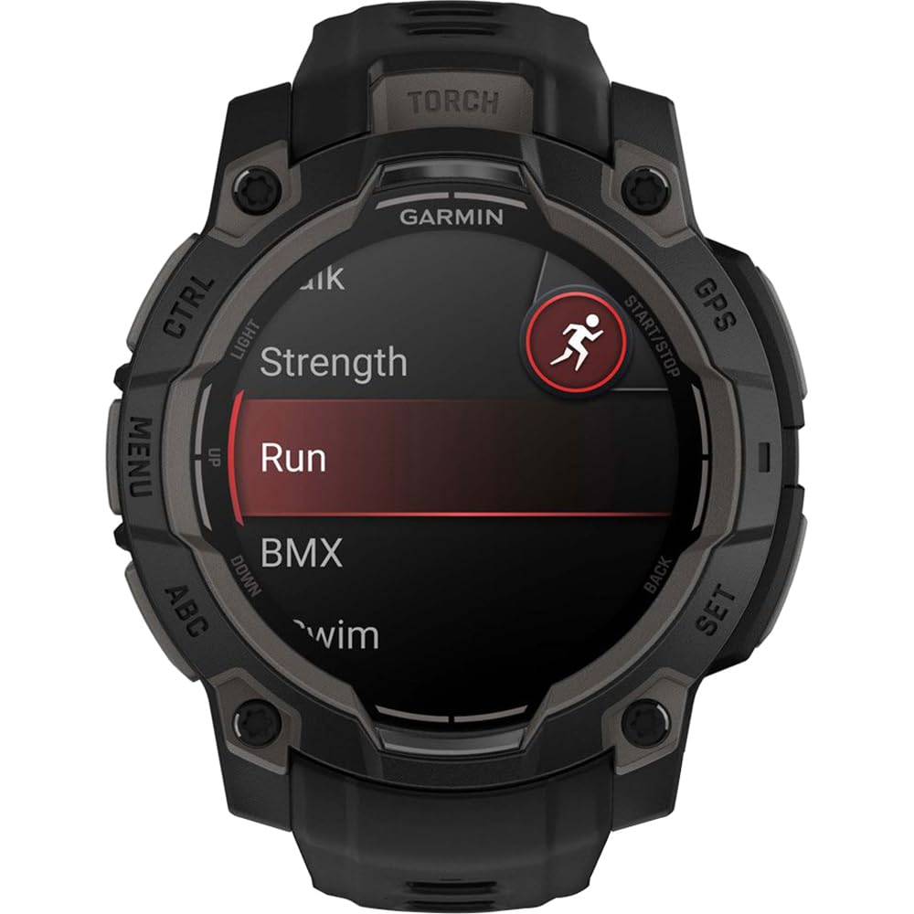 Garmin Instinct 3-45 Mm Outdoor Gps Smartwatch, Amoled, Black With Black Band 010-02936-00 Bundle With 2 Yr Cps Enhanced Protect