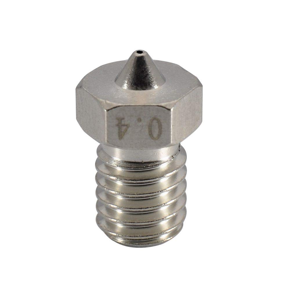 Upgrade Plated Wear Resistant M6 Thread Brass Nozzle Pack 0.4Mm For 1.75Mm V6 Hotend Titan Aero Extruder Prusa I3 Mk3 Mk3S Anycu