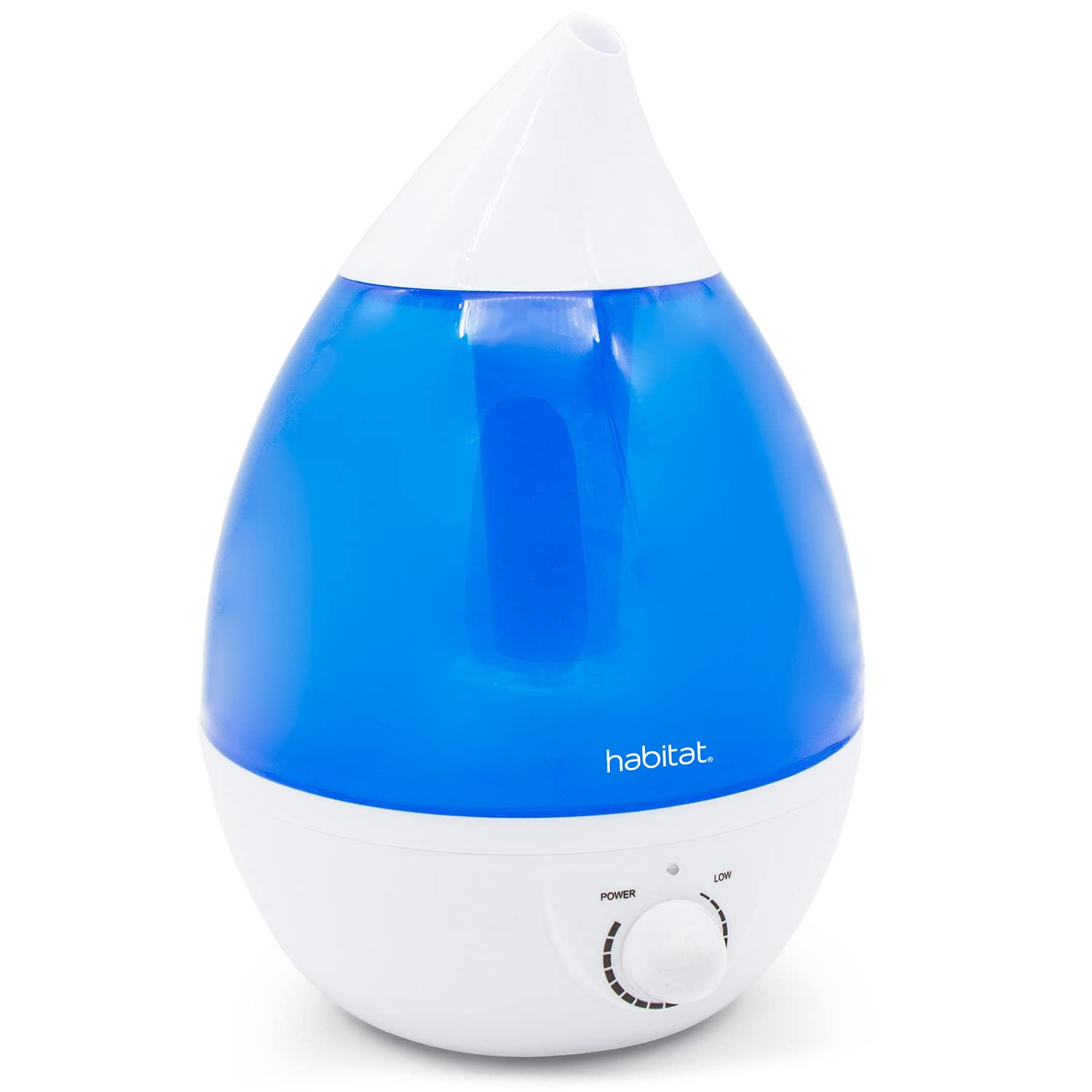 Habitat Cool Mist Ultrasonic Humidifier With Large 2.5L Tank, Whisper Quiet Humidifier With Led Light For Bedroom, 24 Hours Of C