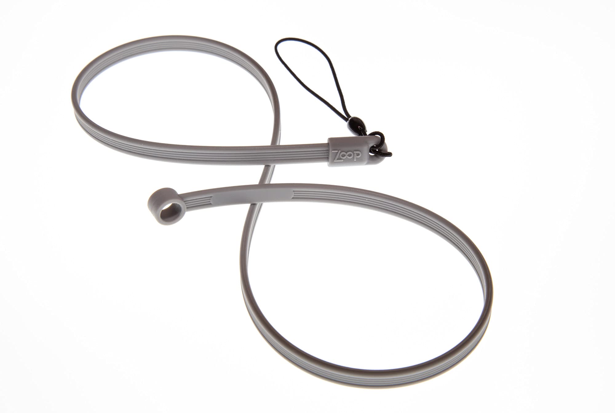 Zooploop Grey Silicone Scratchproof 20.75In Tether For Digital Electronic Styluses (Diameter Range: 0.27 0.37In)   Secure Stylus