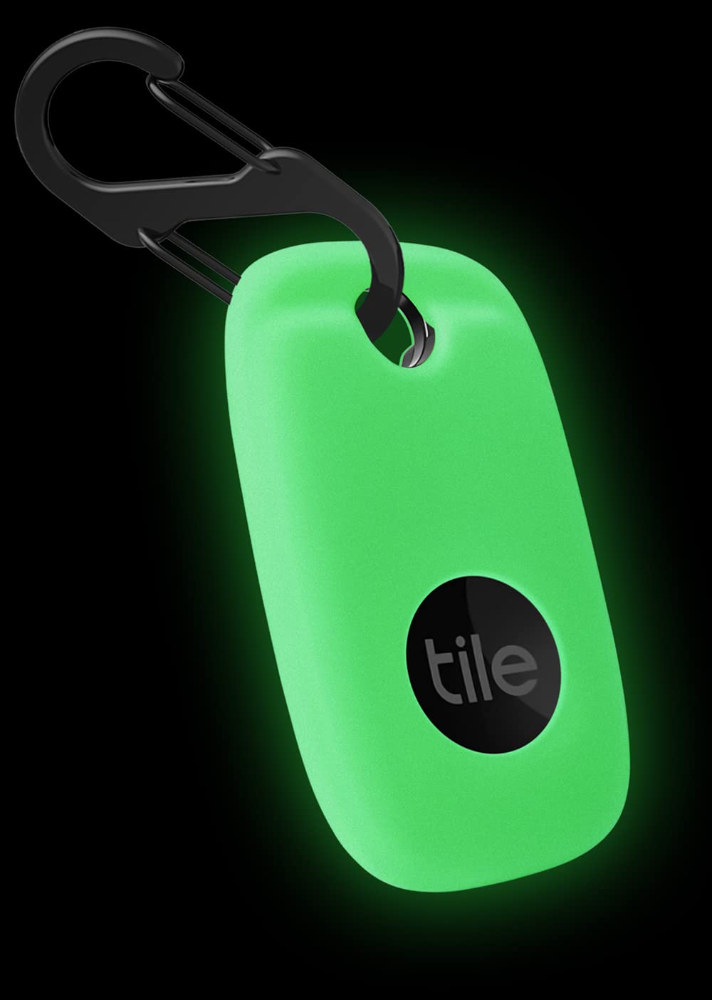 Geiomoo Silicone Case Compatible With Tile Pro 2022, Protective Cover With Carabiner (Luminous Green)