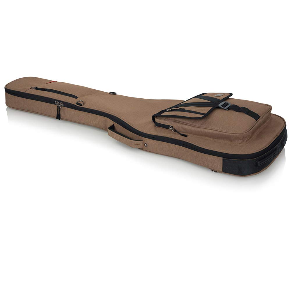 Gator Cases Transit Series Bass Guitar Gig Bag; Tan Exterior (Gt Bass Tan)