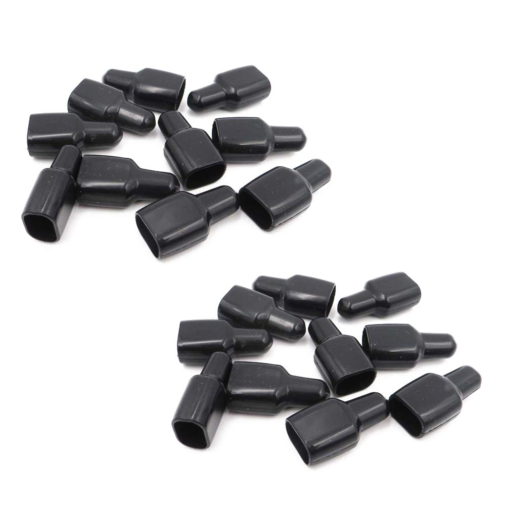 Treedix 20Pcs Flame Retardant Cover Rubber Sleeve Compatible With 2 Position Anderson Powerpole Connectors