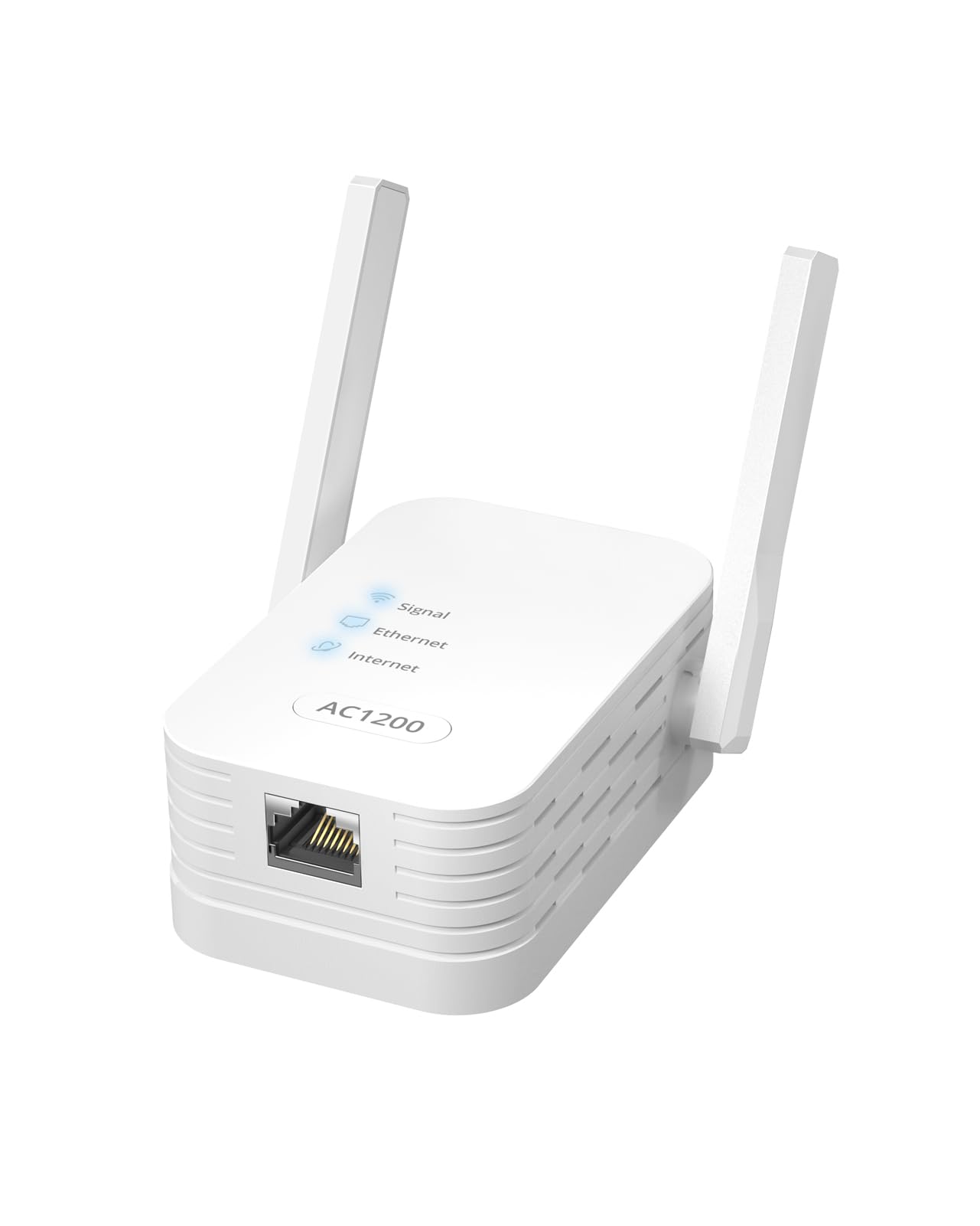 Iogiant Ac1200Mbps Universal Wifi To Ethernet Adapter, Support Extended Wifi Disabling Functionality, 2.4G/5G Wireless Bridge W/