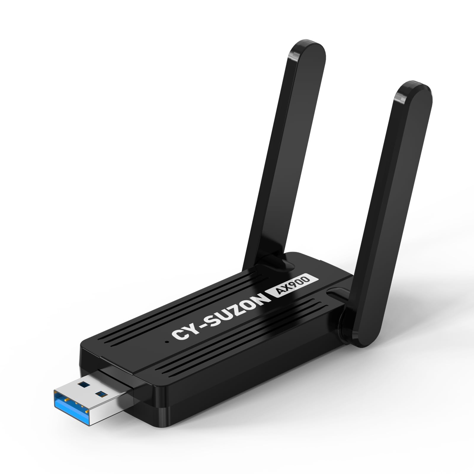 CY-SUZON WiFi Adapter for Desktop PC, AX900 USB WiFi 6 Adapter with 5GHz/2.4GHz Dual Band, OFDMA, MU-MIMO, WPA3,Bulit-in Driver 
