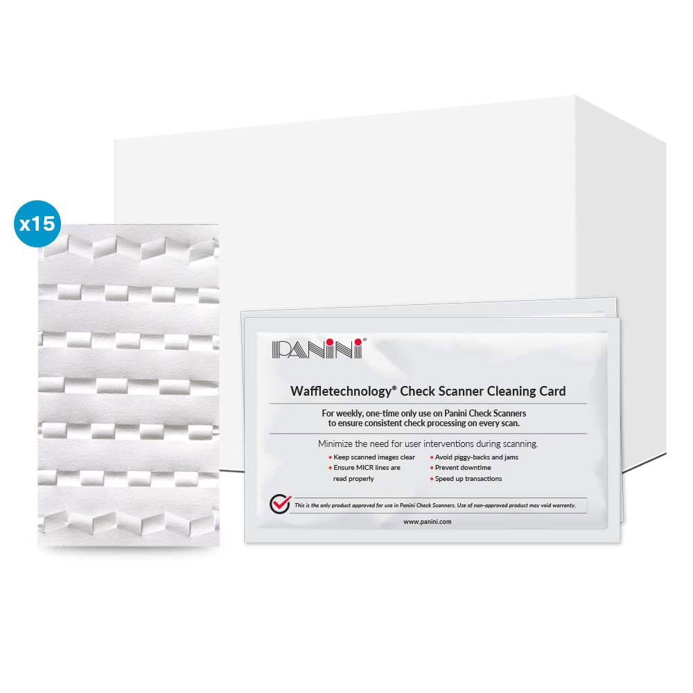 Waffletechnology Check Scanner Cleaning Cards (5)