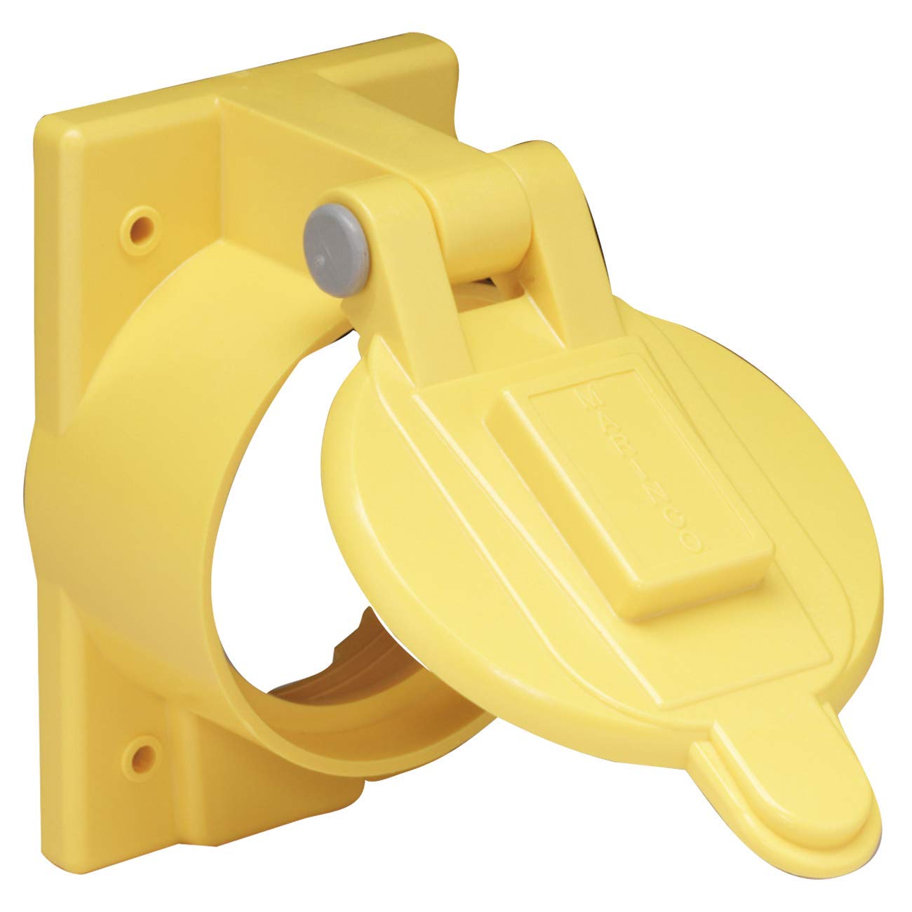 Receptacle Cover (Material: Lexan Color: Yellow) By Marinco