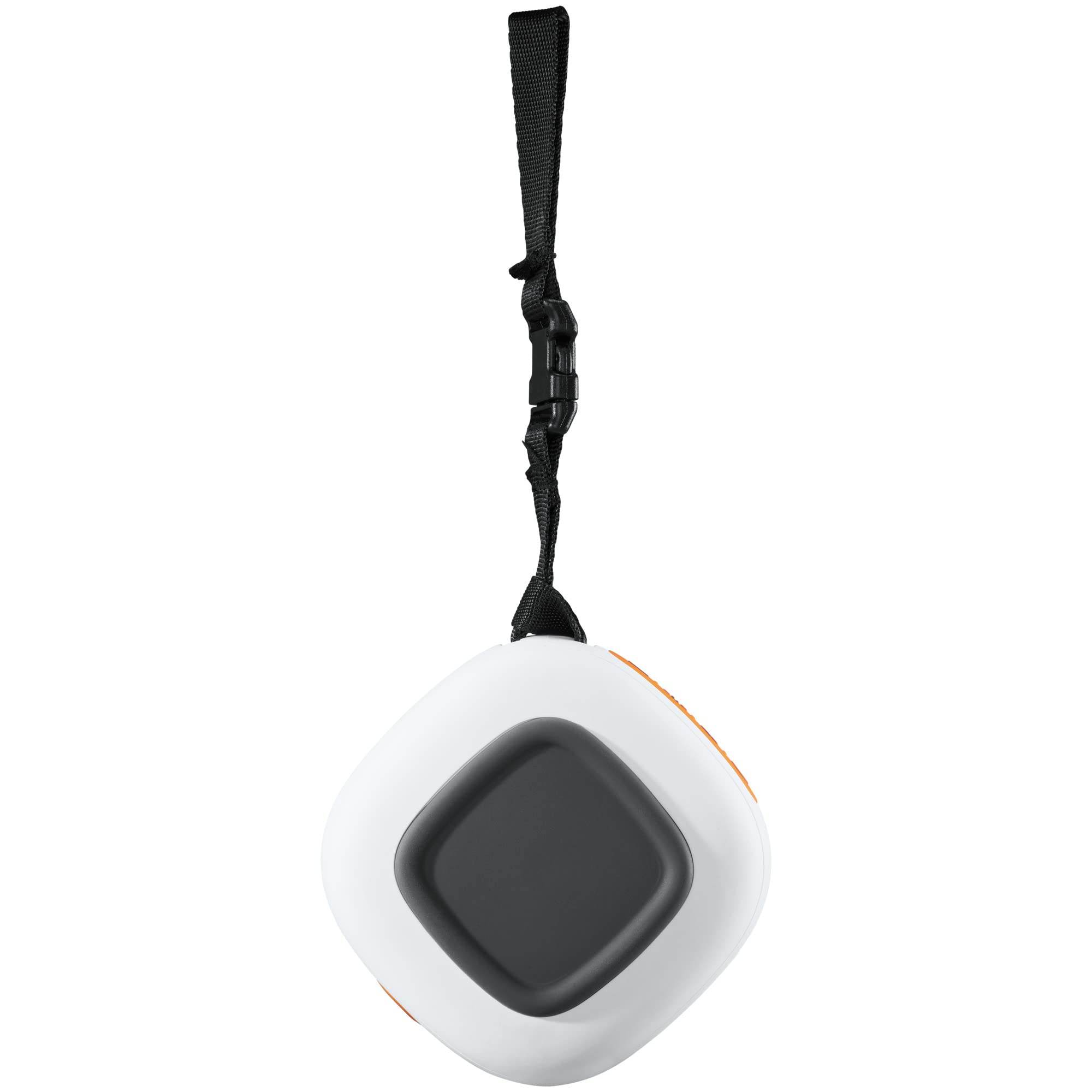 Bushnell Disc Jockey  Bluetooth  Speaker, Lightweight Disk Golf  Speaker With Distance To Basket  Gps, White/Orange, Small