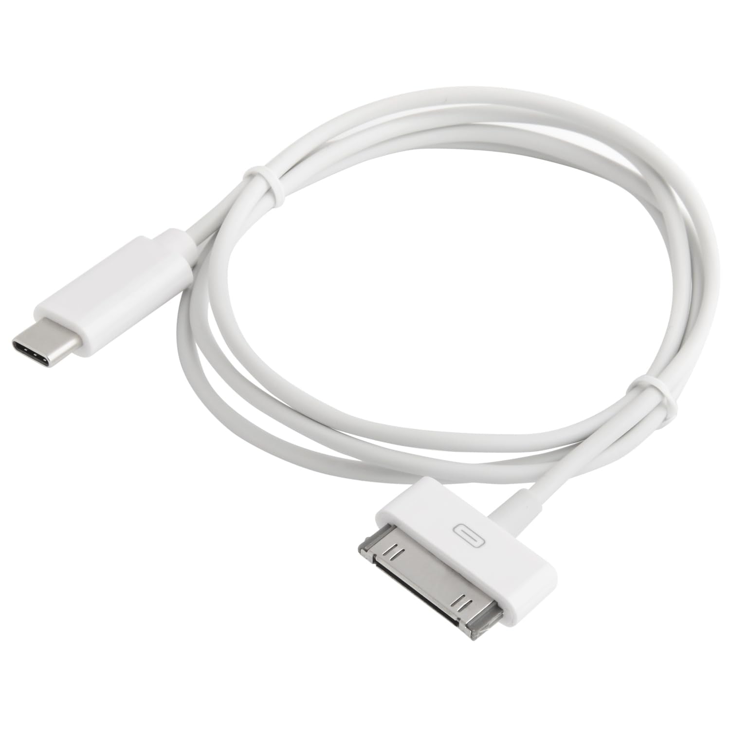 30 Pin To Usb C Adapter Cable For Iphone, Ipad, Ipod � 6Ft (Next Generation Data Cable/Charging Cable From Usb C To Dock Connector For Iphone 4S/4/3G/3/1, Ipad 3/2/1, Ipod, White) � Cabledirect