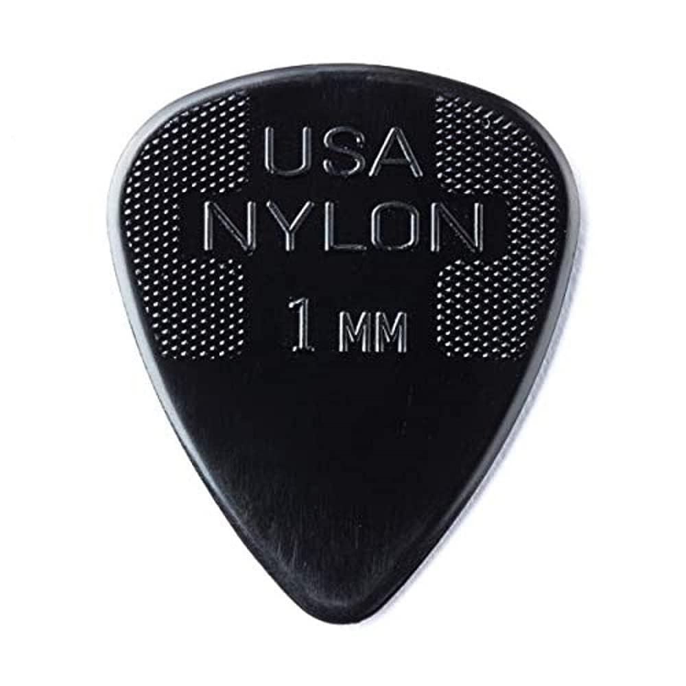 Jim Dunlop 44P100 1.0Mm Nylon Standard Guitar Picks, 12 Pack