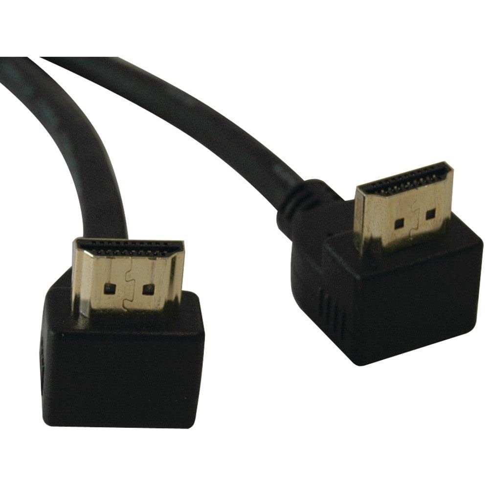 Tripp Lite P568 006 Ra2 Ultra Hd Right Angle High Speed Hdmi Gold Cable, 6Ft
