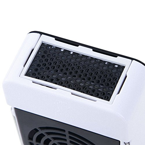 Youcidi Safety Energy Saving Heater Mini Portable Room Office Desktop Electric Fan Heater Air Warmer Black