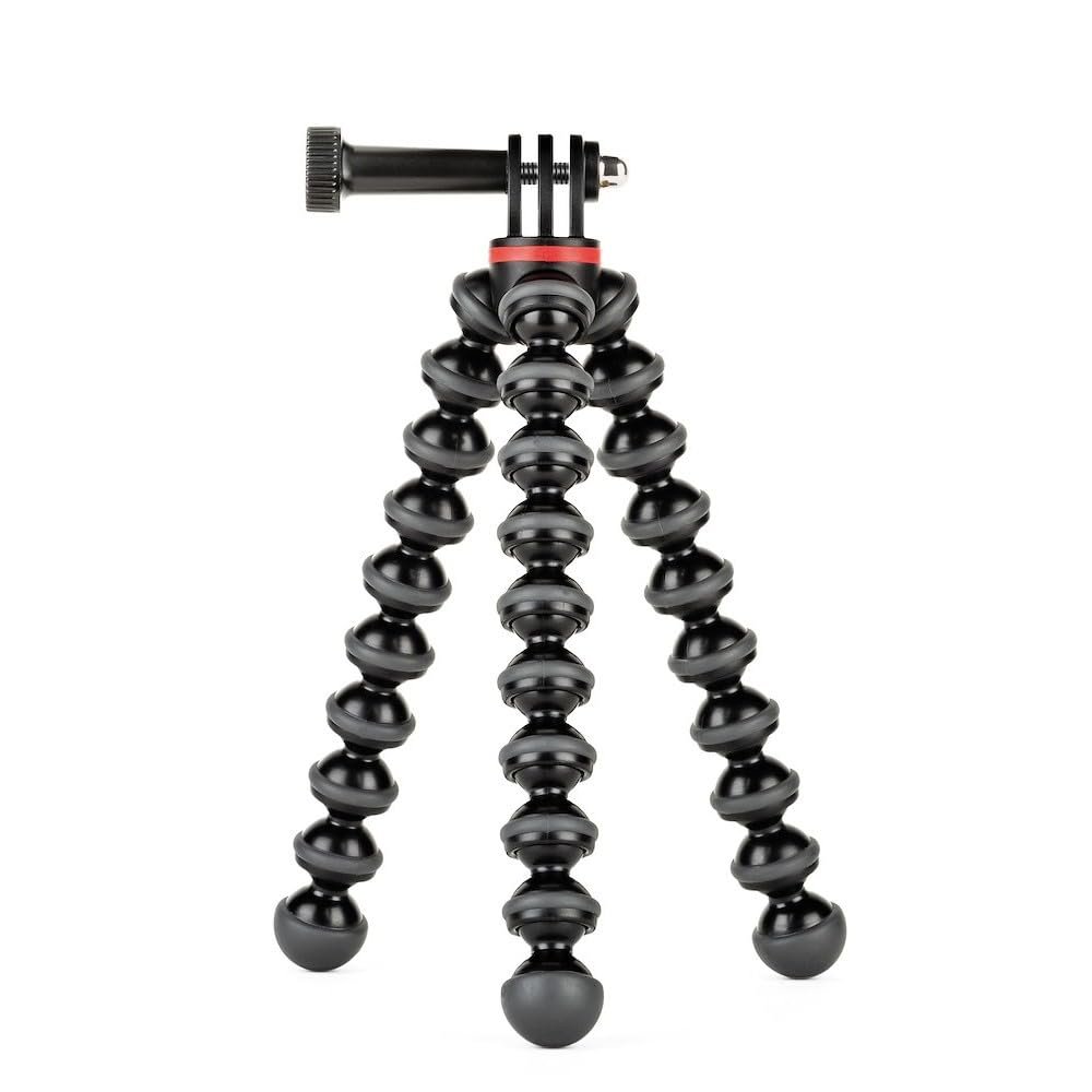 Joby GorillaPod 500 Action, Tripod for Action Cameras, GoPro and Video Cameras, for Content Creation, Vlogging, Live Streaming,