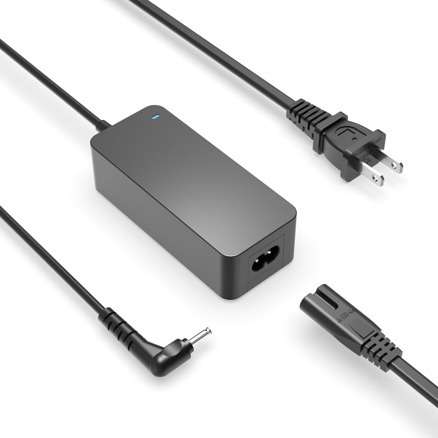 Nicpower Round Tip Fast Charger Fit For Lg Gram Laptop   Lightweight Design, Charging Indicator, Ul Listed Power Cord, 65W/48W/45W/40W