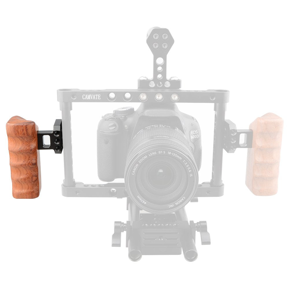 Camvate Wooden Handle Grip For Panasonic Camera Gh Series(Right Hand) - 1649