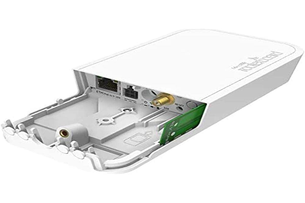 Mikrotik wAP LR8 kit RBwAPR-2nD&R11e-LR8 Wireless Dual-Chain 2.4 GHz LoRa Access Point with 1x Ethernet Port (863-870 MHz Frequency)