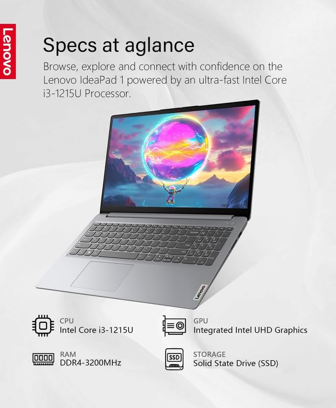 Lenovo 15 Laptop Ideapad For Student&Business, 15.6 Full Hd Touchscreen, Intel 6-Core I3-1215U, 40Gb Ram, 2Tb Pcie Ssd, Wi-Fi