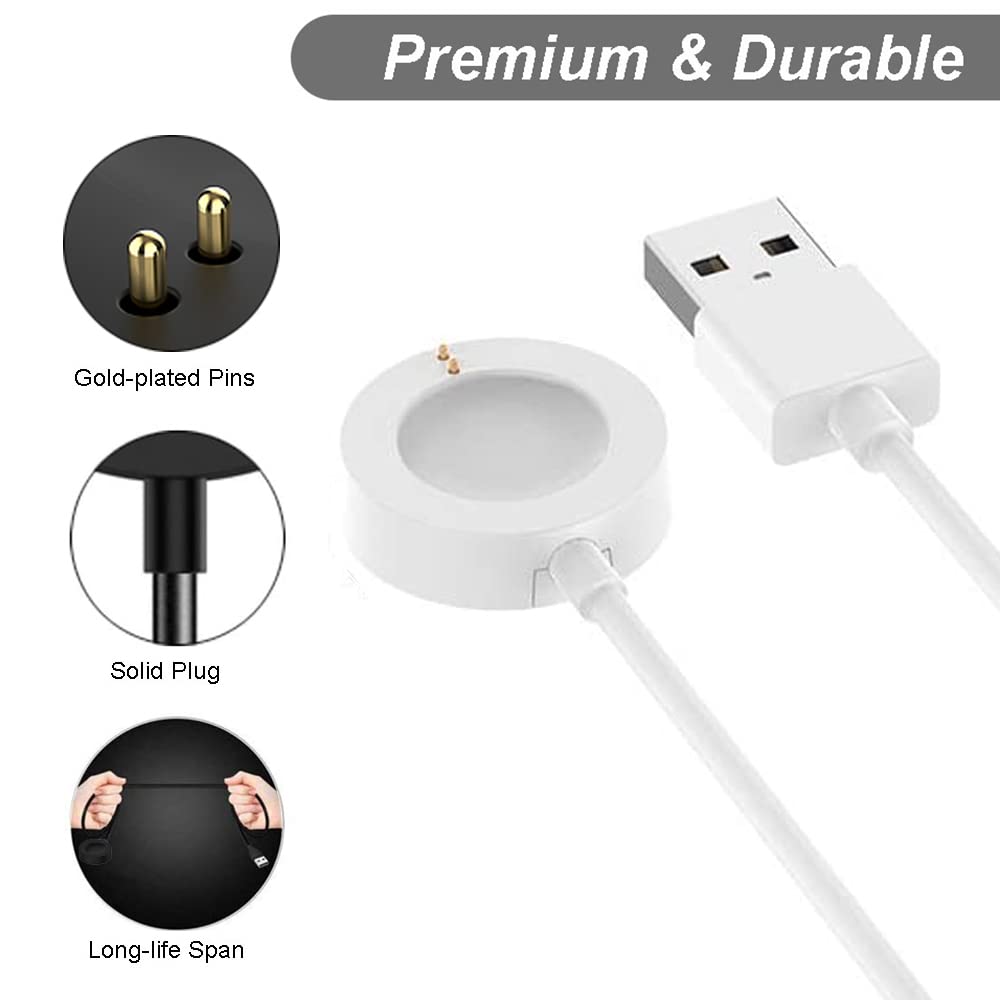 Charger For Fossil Gen 6 / Gen 5 / Gen 4 / Sport, For Michael Kors Gen 6 / Gen 5E / Gen 5 / Gen 4 Smartwatch Magnetic Charging C