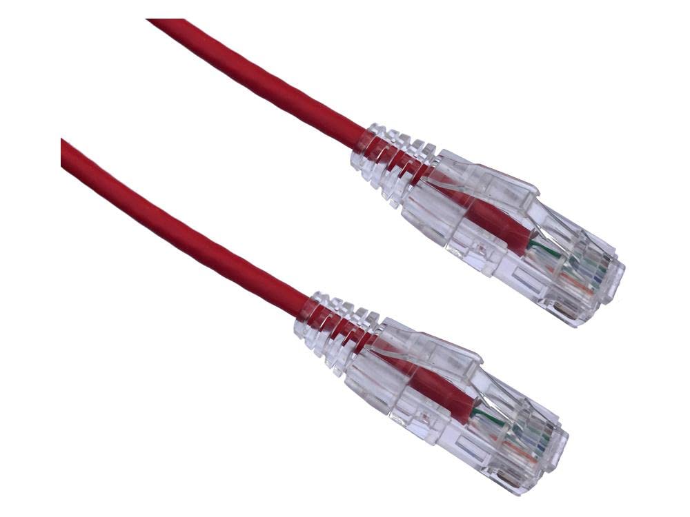 Axiom 7Ft Cat6 Bendnflex Ultra-Thin Snagless Patch Cable 550Mhz (Red) - Limited