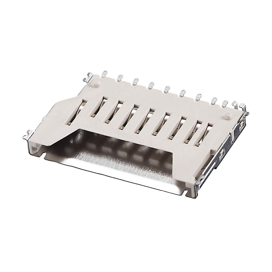Uxcell Sd Memory Card Socket Short Body 11 Pin Pcb Mount Connector 5Pcs
