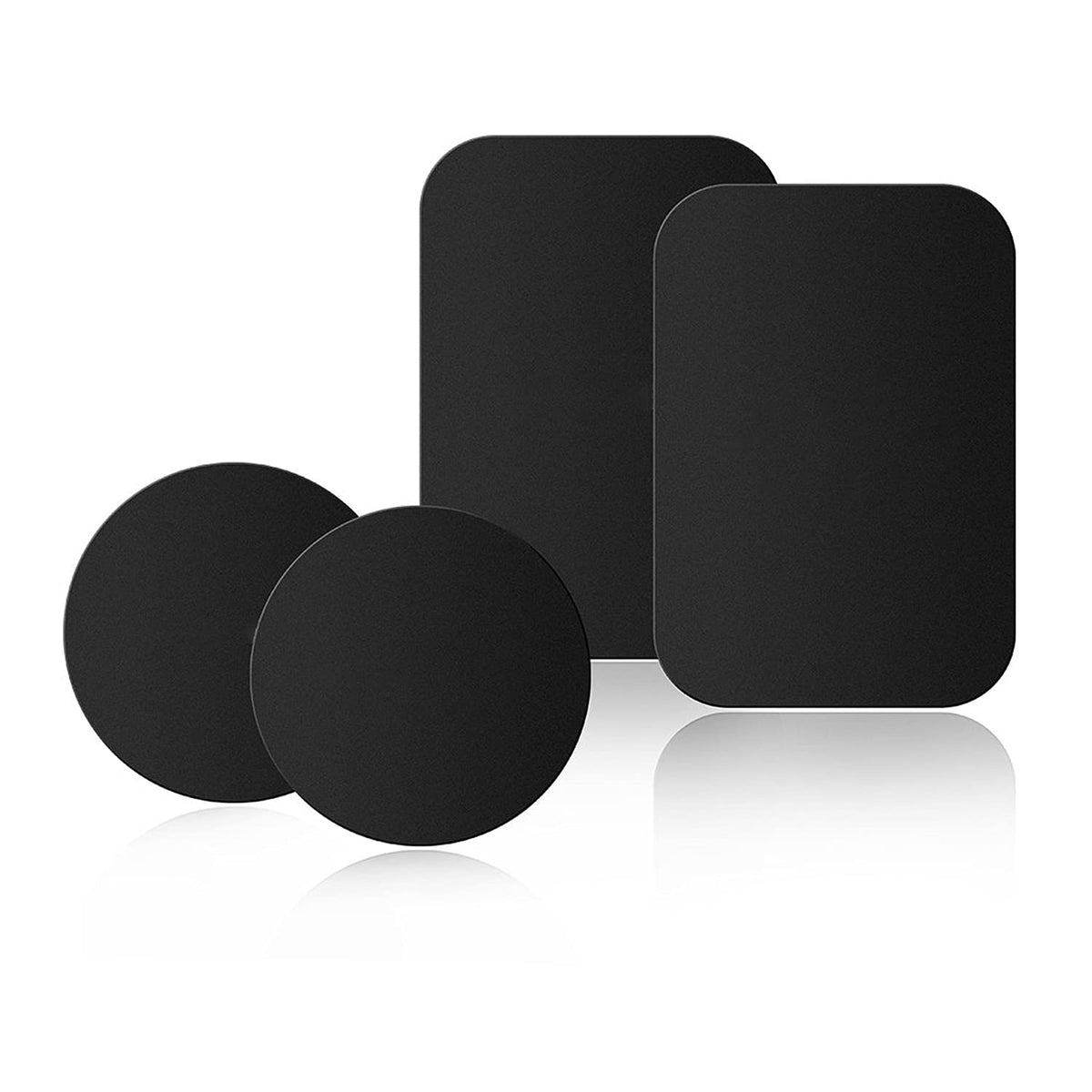 Pau1Hami1Ton Adhesive Thin Metal Plates(Compatible With Magnetic Mounts),4 Piece Metal Plates For Phone Case,Metal Plate For Car