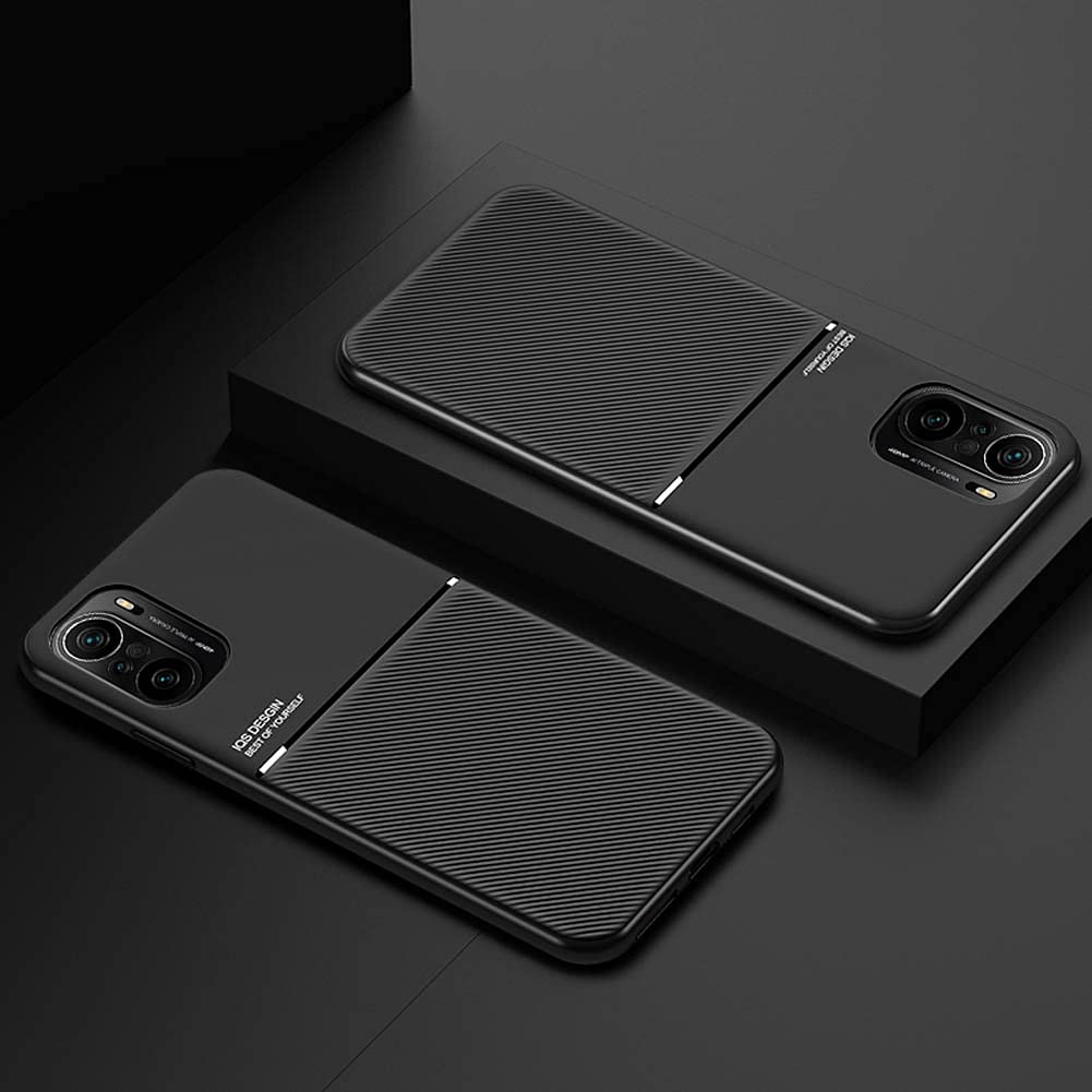 Kepuch Mowen Case Cover Bumper Built In Metal Plate For Xiaomi Redmi K40/K40 Pro/Poco F3   Black