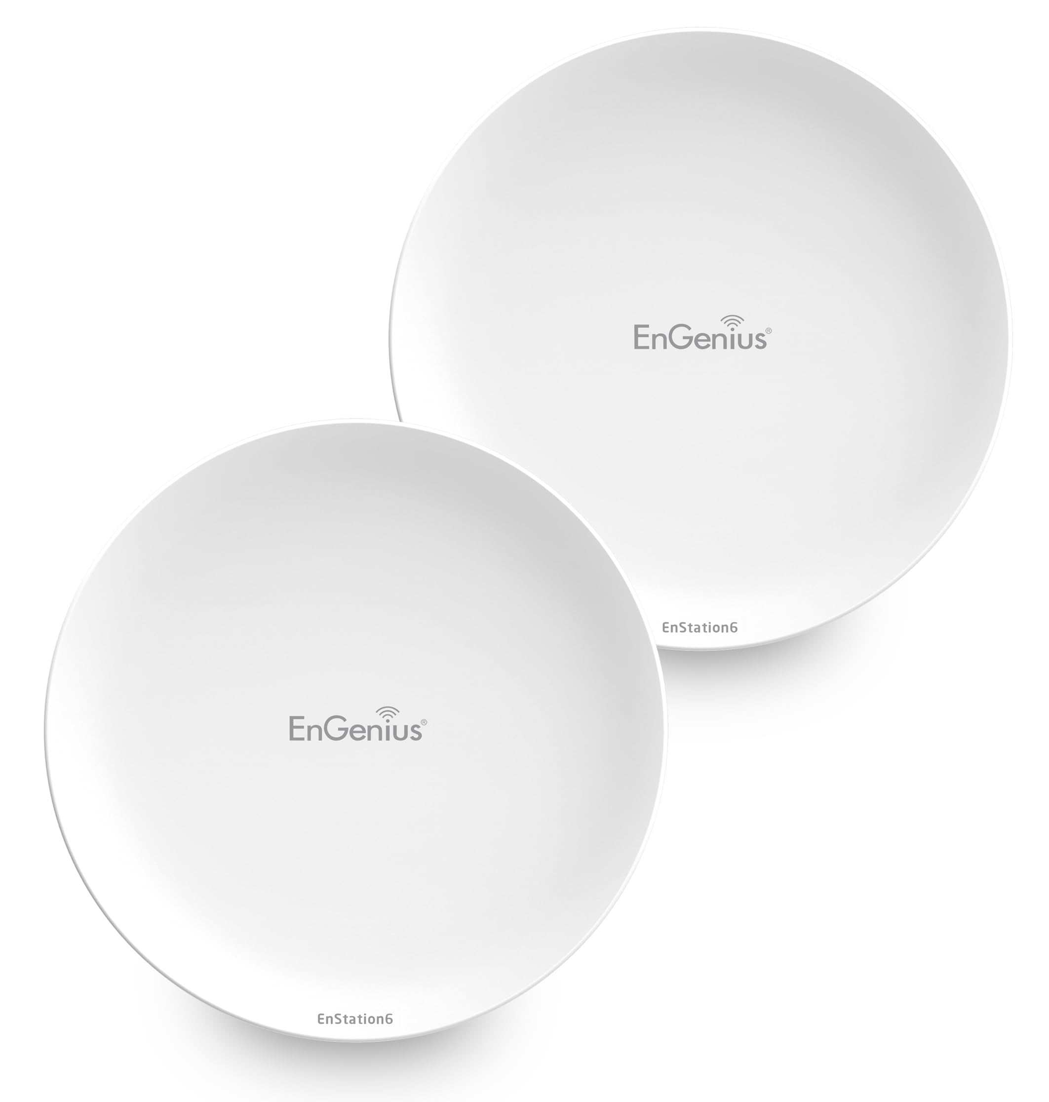 Engenius Wi Fi 6 (802.11Ax) 5Ghz 1,200 Mbps, 2X2 Outdoor Wireless Bridge, 26 Dbm, High Gain 19 Dbi Directional Antenna, Ip 55 Ho