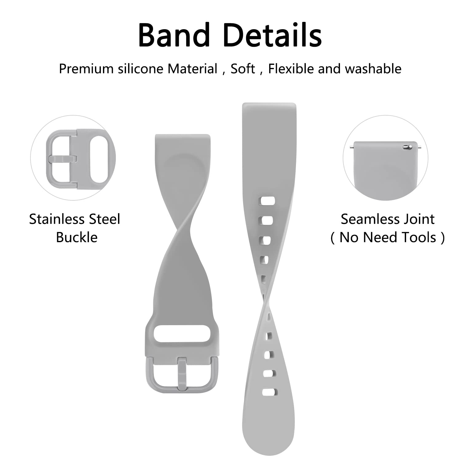 Meliya Bands For Amazfit Gts 4 / Gts 4 Mini / Gtr Mini / Gts 3 / Gts 2 / Gts 2E / Gts 2 Mini / Gts, 20Mm Quick Release Soft Sili