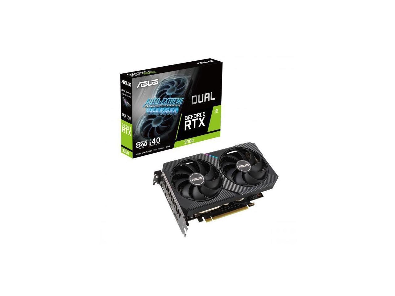 Asus NVIDIA GeForce RTX 3060 Graphic Card  8 GB GDDR6