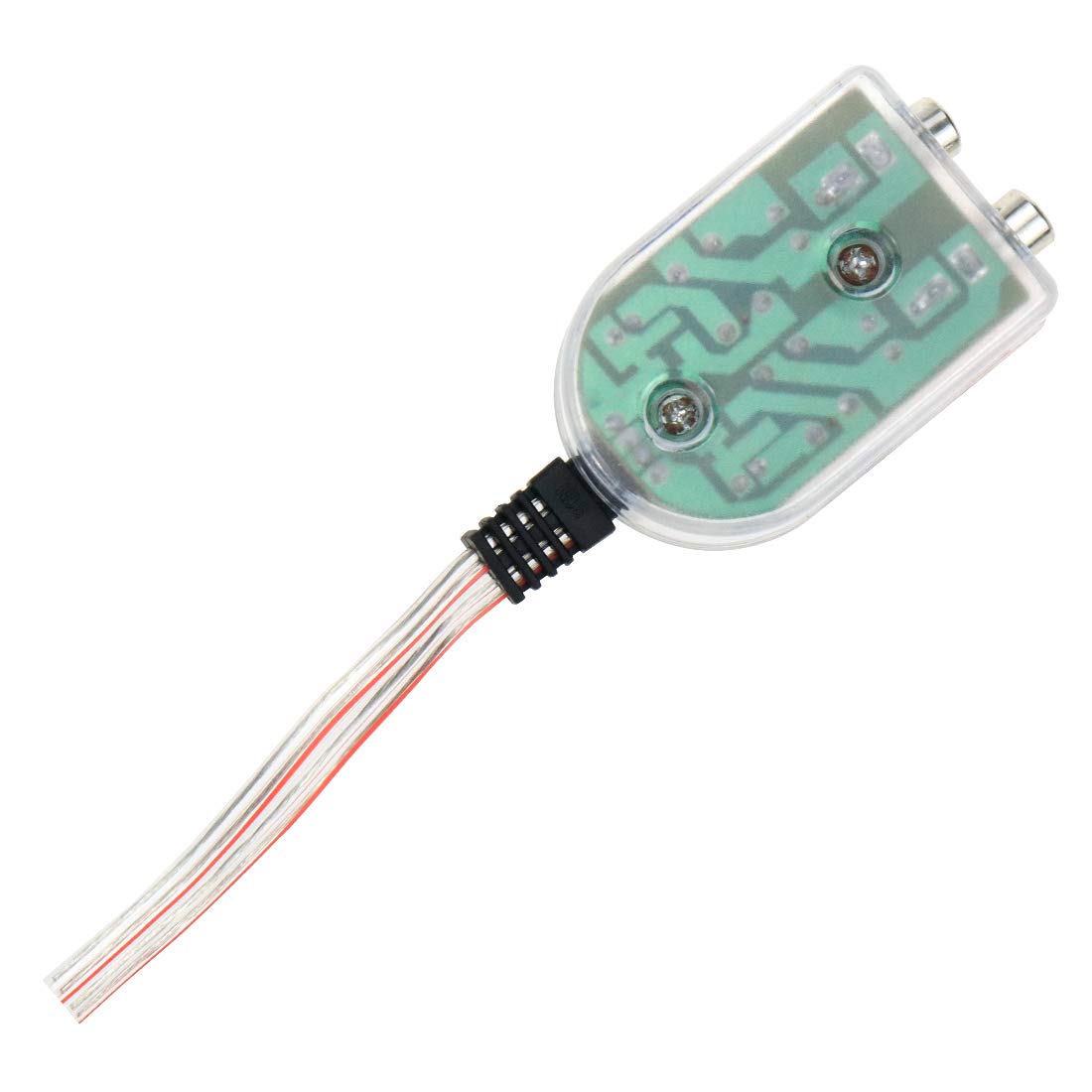 Autut 2 Pcs High To Low Speaker Impedance Converter Audio Signal Adapter For Speaker Output To Rca Line Control Car Amplifier Wi