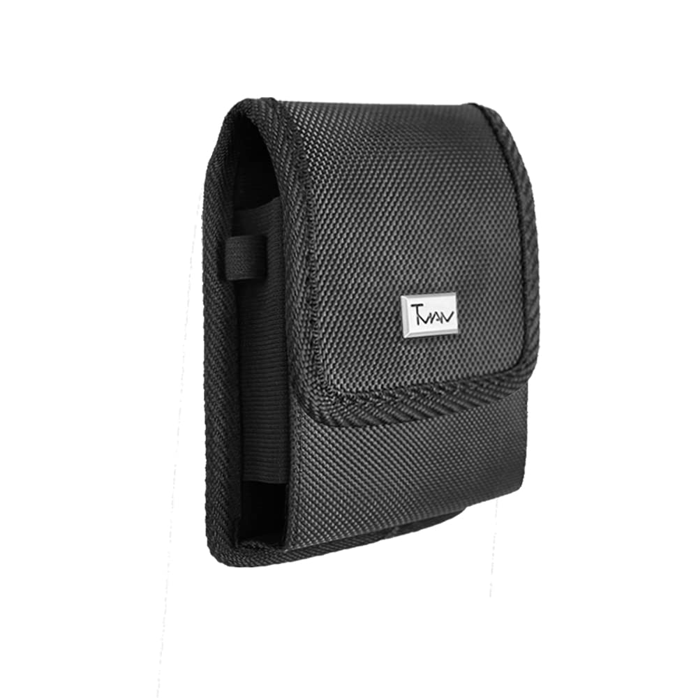 For Samsung Galaxy Z Flip4 Case, Tman Premium Rugged Canvas Pouch Case With [Belt Loop & Metal Clip Holster] For Samsung Galaxy