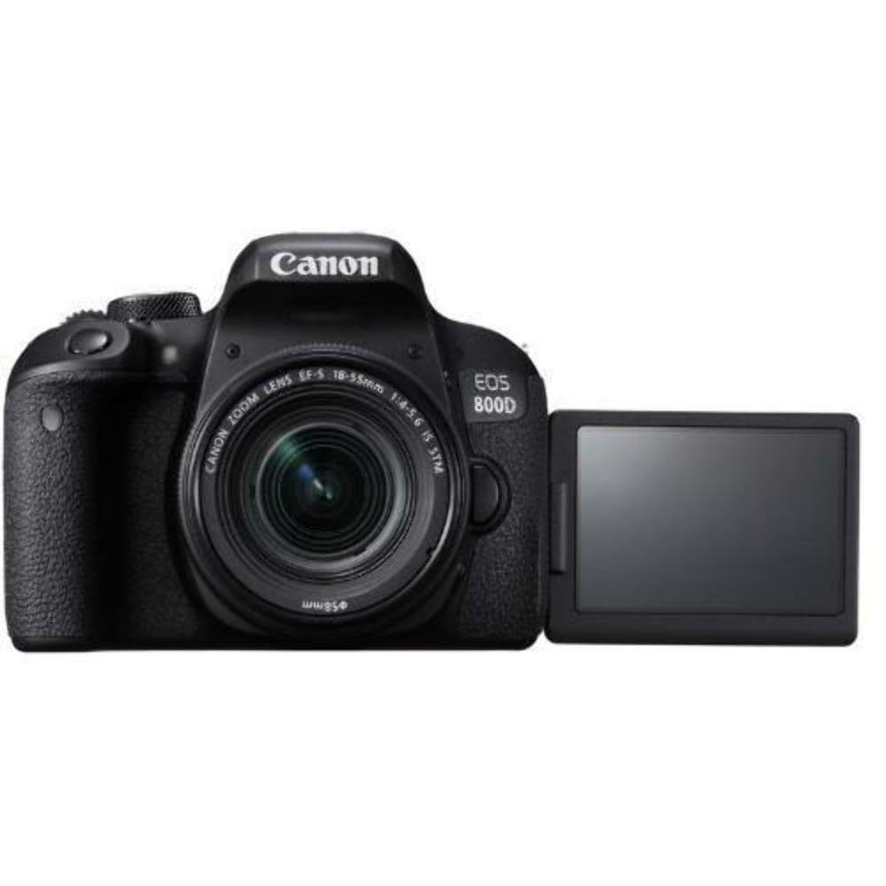 Canon Eos 800D Digital Slr With 18-55 Is Stm Lens Black International Model