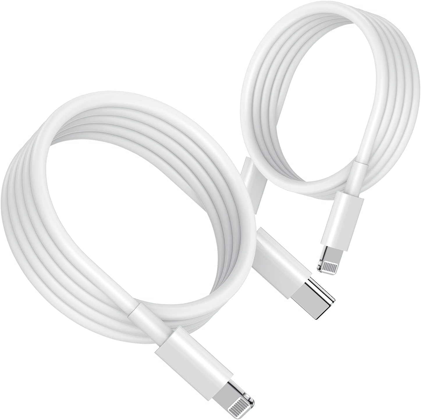 Ooouse 2Pack 10 Feet Iphone 12 Charger Cable [Mfi Certified],10Ft Usb C To Lightning Cable,Fast Charging Lightning To Type C Cab