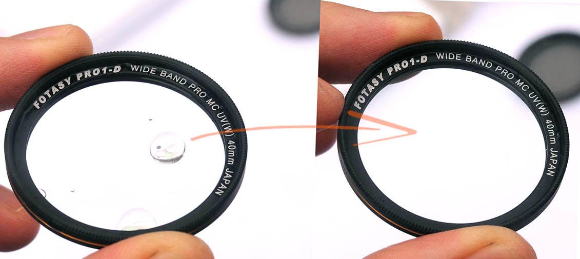 Fotasy 58Mm Ultra Slim Uv Protection Lens Filter, Nano Coatings Mrc Multi Resistant Coating Oil Water Scratch, 16 Layers Multico