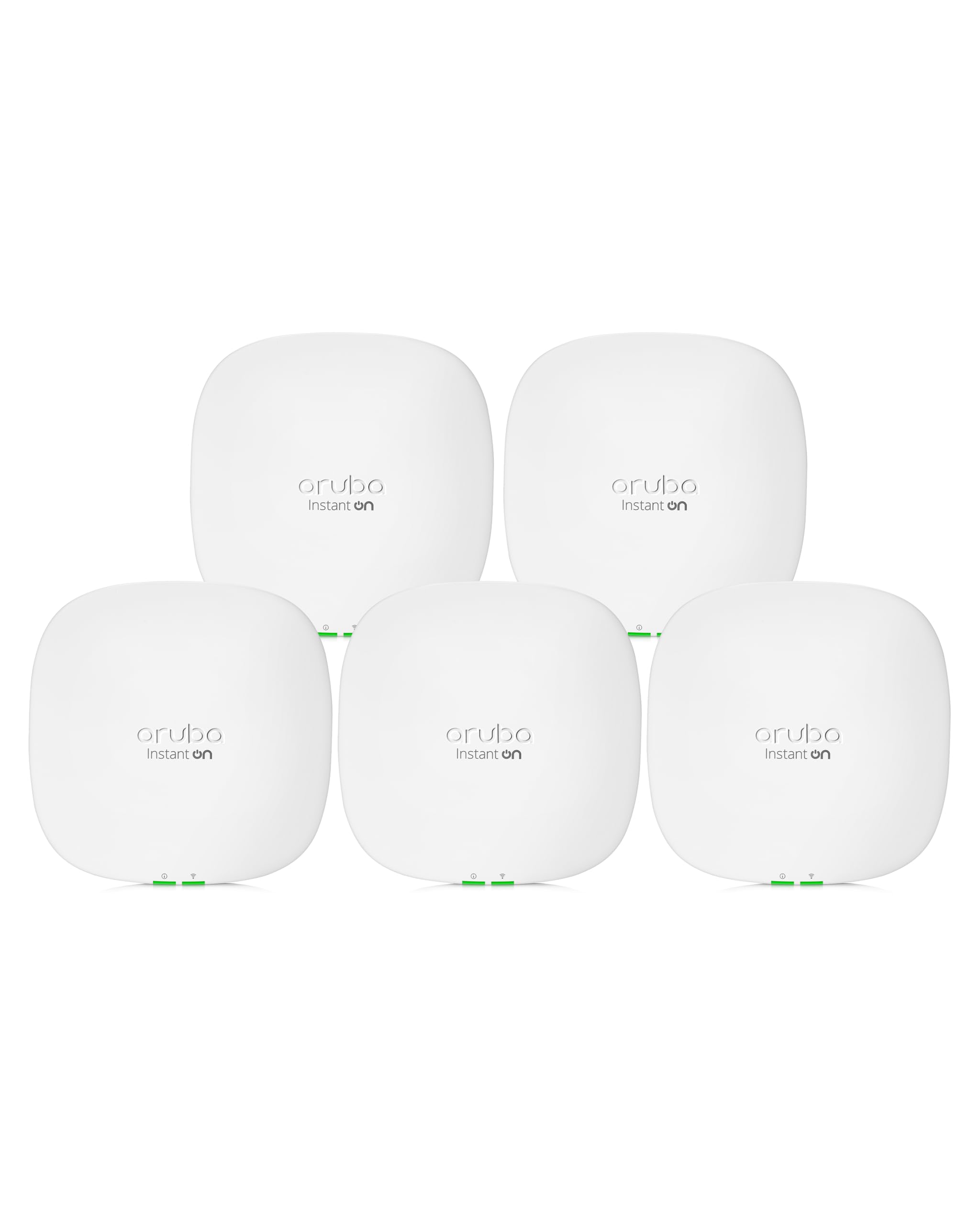 Hpe Networking Instant On Access Point Ap25 4X4 Wifi 6 Indoor Wireless Access Point (5 Pack) | Power Source Not Included | Us Model (R9B27A 5Pack)