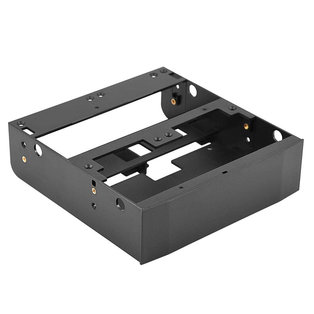 5.25'' To 3.5''/ 2.5'' Bay Adapter 5.25'' Floppydrive To Dual 2.5 X 3.5 Hdd/Ssd Bay Cover Computer Mounting Bracket Kit Supports